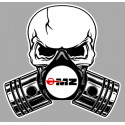 MZ Pistons skull Sticker