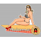 PALOMA Pin Up Sticker gauche°