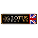 LOTUS RACING right laminated decal