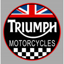 TRIUMPH Motorcycles  Sticker vinyle laminé