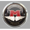 MOTOBECANE laminated decal ( optical illusion )