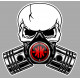 KREIDLER Pistons skull Sticker  