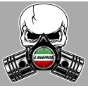 LAVERDA Pistons skull Sticker  