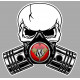 MAICO Pistons skull Sticker  