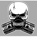 MUNCH Pistons skull Sticker  