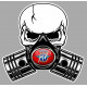 MV AGUSTA Pistons skull Sticker  