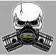 SAROLEA Pistons skull Sticker  