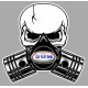 SWM Pistons skull Sticker  