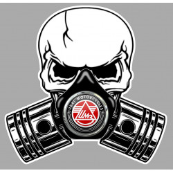 URAL Pistons skull Sticker  