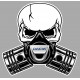 DACIA  Pistons Skull Sticker °