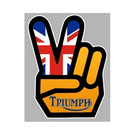 TRIUMPH " LOVE " Sticker  