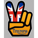 TRIUMPH " LOVE " Laminated decal