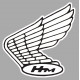 HONDA WING left Sticker   