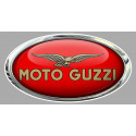 MOTO GUZZI  Sticker  vinyle laminé droit ( optical illusion )