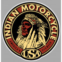 INDIAN Motorcycle  Sticker vinyle laminé