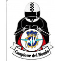 MV AGUSTA biker  Sticker 74mm x 58mm