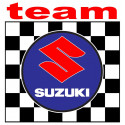 SUZUKI TEAM Sticker vinyle laminé