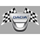 DACIA Flags Sticker