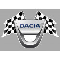 DACIA Flags Sticker vinyle laminé