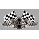 MORGAN Flags Sticker vinyle laminé