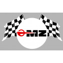 MZ Flags laminated decal