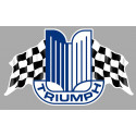 TRIUMPH Flags laminated decal