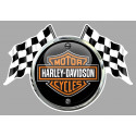 HARLEY DAVIDSON Flags  Sticker