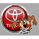 TOYOTA right  TAZ laminated decal