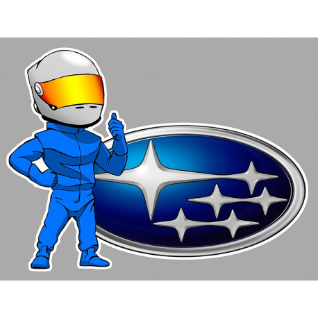 SUBARU Pilot droit Sticker