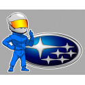 SUBARU Right Pilot Laminated decal