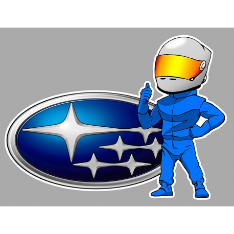 SUBARU Pilot gauche Sticker