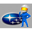 SUBARU Left Pilot Laminated decal