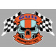 GULF Skull / Flags Sticker