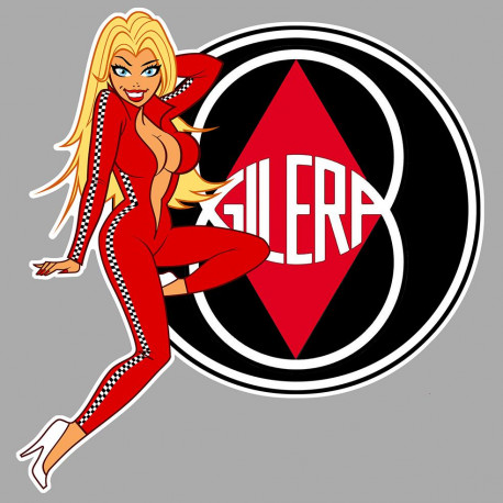 GILERA Pin Up right Sticker 