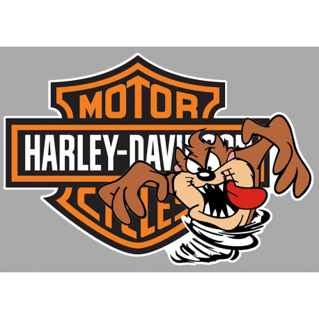 HARLEY DAVIDSON TAZ Right Sticker