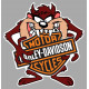 HARLEY DAVIDSON TAZ Sticker