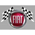 FIAT FLAGS Sticker