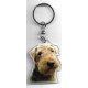 AIREDALE CHIEN porte clés