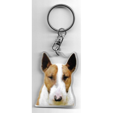 BULL TERRIER DOG / Key Fobs