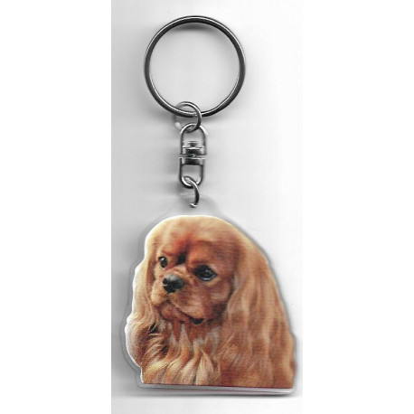 CAVALIER KING CHARLES DOG porte clés