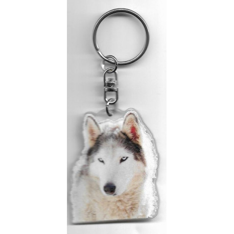 HUSKY porte clés Chien