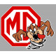 MG TAZ Sticker droit