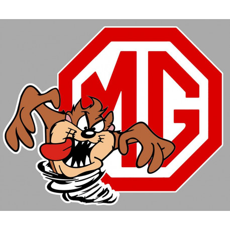 MG  TAZ Sticker gauche