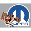 MOPAR TAZ Sticker gauche