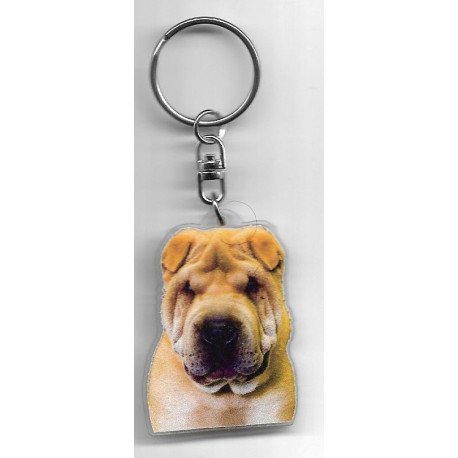 SHAR PEI  porte clés Chien