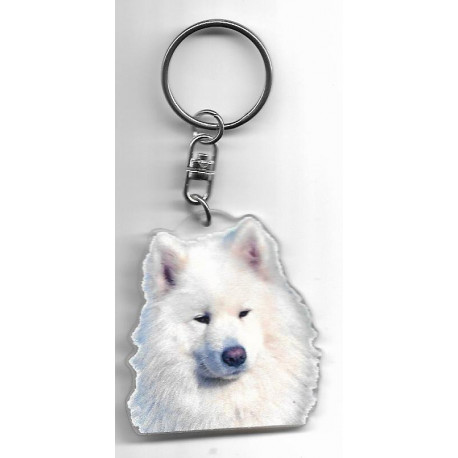 SAMOYADE  porte clés Chien