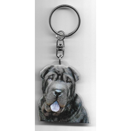 SHAR PEI  porte clés Chien