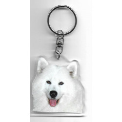 SAMOYEDE  porte clés Chien